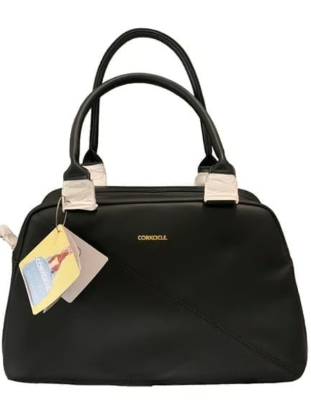 Corkcicle Lucy Handbag Cooler with Shoulder Strap, Black, Holds 18 cans NEW